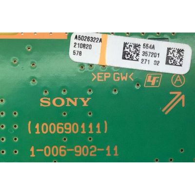 KIT DE TARJETAS PARA TV SONY BRAVIA 4K·UHD·HDR / MAIN A5027249A 484 / 1-010-115-21 / FUENTE 100613323 / 1-006-133-23 / AP-P321AM / LED DRIVER A5026322A 554 / 100690111 / 1-006-902-11 / T-CON 34291100BF0111T / TD-0001 / ST7461D02-A / MODELO XR-75X90J - Imagen 3